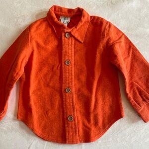 Saks Fifth Avenue Vibrant Orange Kids Button-Down Shirt